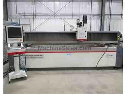 2012 MITSUBISHI MODEL MWX4-612 CNC WATER JET CUTTING SYSTEM, 6’ X 12’ 2012 MITSUBISHI MODEL MWX4-612 CNC WATER JET CUTTING SYSTEM, 6’ X 12’