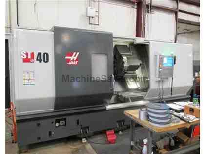 2013 HAAS MODEL ST-40 CNC LATHE WITH TAILSTOCK & HAAS CONTROL, 15" 2013 HAAS MODEL ST-40 CNC LATHE WITH TAILSTOCK & HAAS CONTROL, 15"