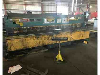 1/4"x12' Niagara Hydraulic Squaring Shear 1/4"x12' Niagara Hydraulic Squaring Shear