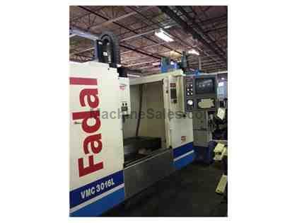 2000 Fadal VMC3016L HT CNC Vertical Mill 2000 Fadal VMC3016L HT CNC Vertical Mill