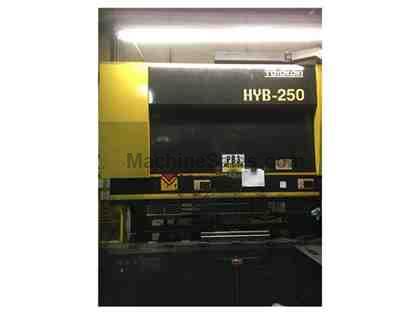 2001 Toyokoki HYB250, 10' x 250 Ton, 5 Axis CNC Press Brake 2001 Toyokoki HYB250, 10' x 250 Ton, 5 Axis CNC Press Brake