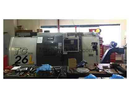 YCM SUPERMAX MODEL TC-26L CNC TURNING CENTER