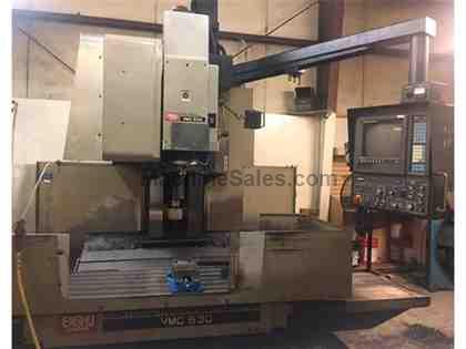 1989 Enshu VMC-530 Vertical Machining Center - Fanuc 15M - Very Good Cond 1989 Enshu VMC-530 Vertical Machining Center - Fanuc 15M - Very Good Cond