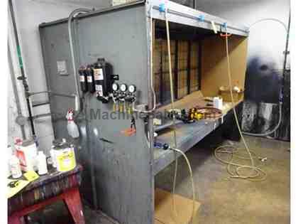 10&#39; x 38&quot; x 50&quot; Paint Booth with Explosion Proof Lighting