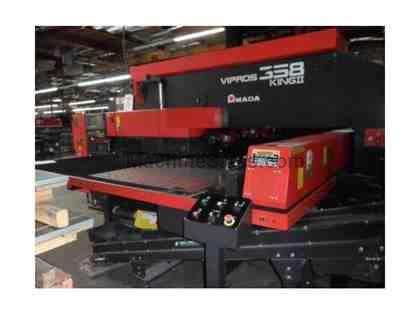 AMADA, VIPROS 358 KING II, 33Ton, FANUC 18P CNTRL, NEW: 2000 AMADA, VIPROS 358 KING II, 33Ton, FANUC 18P CNTRL, NEW: 2000