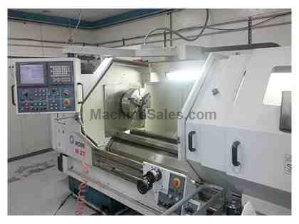 ROMI M27 Flat Bed CNC Turning Center Fanuc 21iT CNC, 27" Swing, 80&q ROMI M27 Flat Bed CNC Turning Center Fanuc 21iT CNC, 27" Swing, 80&q