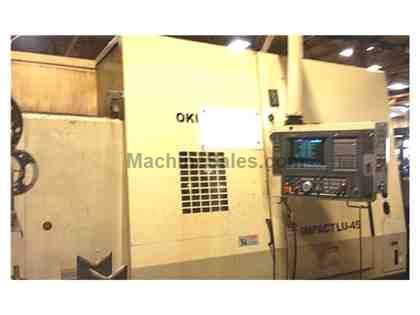 2000-2010 REBUILD OKUMA LU45-1250 CNC 4-AXIS TURNING CENTER OSP-100U CNC 2000-2010 REBUILD OKUMA LU45-1250 CNC 4-AXIS TURNING CENTER OSP-100U CNC