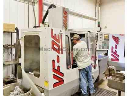 HAAS VF-0E, 1998, 4TH AXIS READY, CONVEYOR, P COOL HAAS VF-0E, 1998, 4TH AXIS READY, CONVEYOR, P COOL