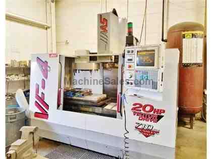HAAS VF-4B, 1998,4TH AXIS READY, GEARBOX, CONVEYOR, P COOL HAAS VF-4B, 1998,4TH AXIS READY, GEARBOX, CONVEYOR, P COOL