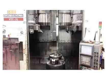 2008 OKUMA & HOWA VTT-70 HEAVY-DUTY SINGLE SPINDLE CNC VERTICAL LATHE 2008 OKUMA & HOWA VTT-70 HEAVY-DUTY SINGLE SPINDLE CNC VERTICAL LATHE
