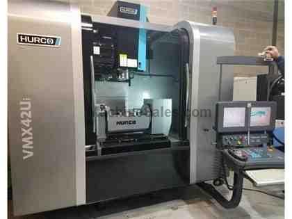HURCO VMX-42UI,5-AXIS VMC,42"X,24"Y,20"Z,12,000-RPM,40-ATC,2 HURCO VMX-42UI,5-AXIS VMC,42"X,24"Y,20"Z,12,000-RPM,40-ATC,2