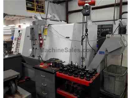 2004 Haas SL-30BB CNC Lathe with Live Tooling, Tailstock, 15" Chuck 2004 Haas SL-30BB CNC Lathe with Live Tooling, Tailstock, 15" Chuck