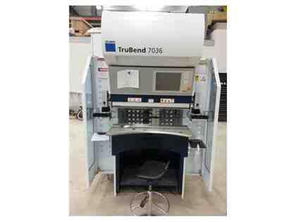 36 TON X 40" TRUMPF TRUBEND 7036 CNC PRESS BRAKE,MFG:2013 36 TON X 40" TRUMPF TRUBEND 7036 CNC PRESS BRAKE,MFG:2013