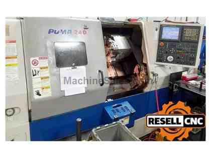Doosan Puma 240B - 2.6" Bar, 8" Chuck, 22" Centers, 2005 Doosan Puma 240B - 2.6" Bar, 8" Chuck, 22" Centers, 2005