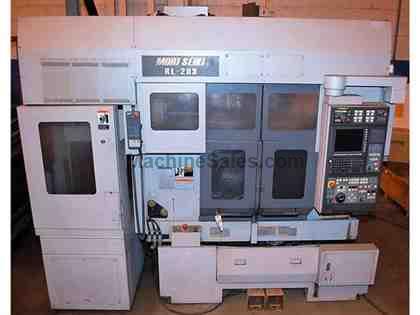 Mori Seiki RL-203 Dual Spindle CNC Turning Center W/Gantry Robot & Stoc Mori Seiki RL-203 Dual Spindle CNC Turning Center W/Gantry Robot & Stoc