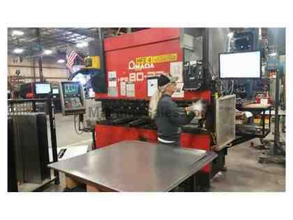 2001 Amada HFE8025, 8' x 88 Ton, Hydraulic 2001 Amada HFE8025, 8' x 88 Ton, Hydraulic
