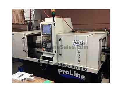 3052, Maier, MLK-32C5, Hybrid Proline Lathe Combo Swiss, 2009 3052, Maier, MLK-32C5, Hybrid Proline Lathe Combo Swiss, 2009