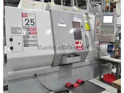 HAAS TL-25, 2005, LIVE TOOL, FULL "C" AXIS, HAAS SERVO BAR 300, P HAAS TL-25, 2005, LIVE TOOL, FULL "C" AXIS, HAAS SERVO BAR 300, P