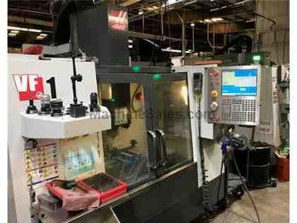 20"X, 16"Y, 20"Z, HAAS VF-1, 2012, RENISHAW PROBING SYSTEM, 20"X, 16"Y, 20"Z, HAAS VF-1, 2012, RENISHAW PROBING SYSTEM,