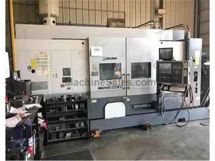OKUMA MULTUS B400-W, OSP P200L, 2008, MULTI-SPINDLE MILL/TURN, 80 ATC OKUMA MULTUS B400-W, OSP P200L, 2008, MULTI-SPINDLE MILL/TURN, 80 ATC