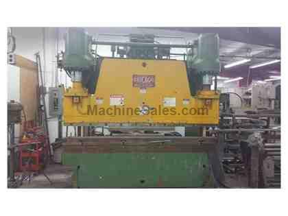 Chicago Dreis Krump Brake Press - 300 Ton, Hydraulic Chicago Dreis Krump Brake Press - 300 Ton, Hydraulic