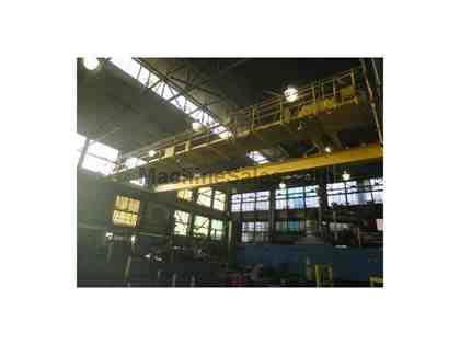 7.5 TON x 60' SPAN SHEPHERD NILES TOP RUNNING DOUBLE GIRDER BRIDGE CRAN 7.5 TON x 60' SPAN SHEPHERD NILES TOP RUNNING DOUBLE GIRDER BRIDGE CRAN