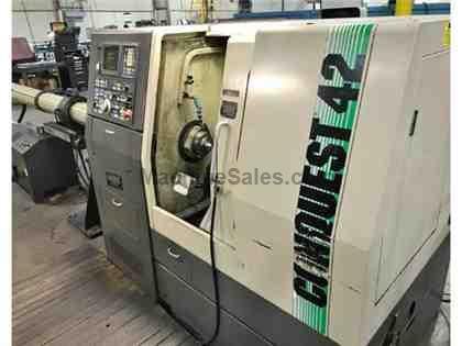 HARDINGE CONQUEST 42, 16C COLLET, 1992, LIVE TOOLING, PARTS CATCHER, FANUC HARDINGE CONQUEST 42, 16C COLLET, 1992, LIVE TOOLING, PARTS CATCHER, FANUC