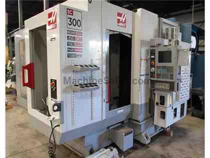 2004 HAAS MODEL EC-300 HORIZONTAL MACHINING CENTER, 11.81” X 11.81” PALLETS 2004 HAAS MODEL EC-300 HORIZONTAL MACHINING CENTER, 11.81” X 11.81” PALLETS