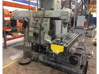 Cincinnati - Vercipower Horizontal Mill With Power Independant Vertical Head | 20" x Cincinnati - Vercipower Horizontal Mill With Power Independant Vertical Head | 20" x
