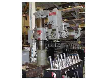 4' X 11" CINCINNATI SUPER SERVICE RADIAL ARM DRILL 4' X 11" CINCINNATI SUPER SERVICE RADIAL ARM DRILL