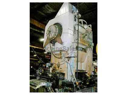 400 Ton Bliss Press Model HP2-400 New 1973 400 Ton Bliss Press Model HP2-400 New 1973