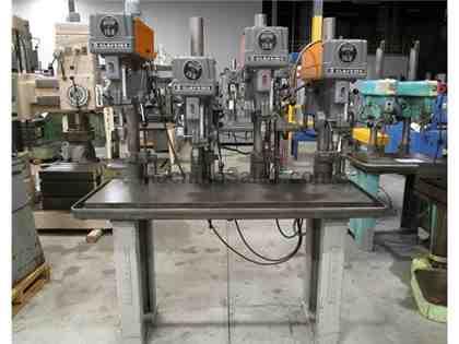 CLAUSING MODEL 16SC, 4-SPINDLE DRILL PRESS, 15&quot;