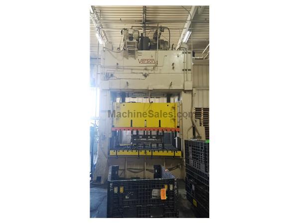 250 Ton Verson S2-250-96-48T Straight Side Press 250 Ton Verson S2-250-96-48T Straight Side Press