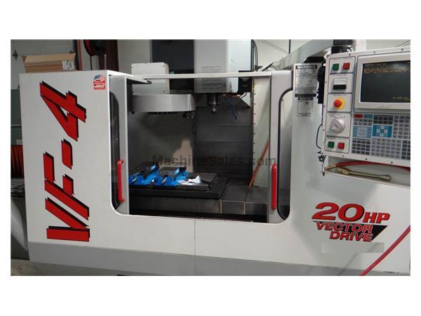 HAAS AUTOMATION VF-4 VERTICAL MACHINING CENTER HAAS AUTOMATION VF-4 VERTICAL MACHINING CENTER