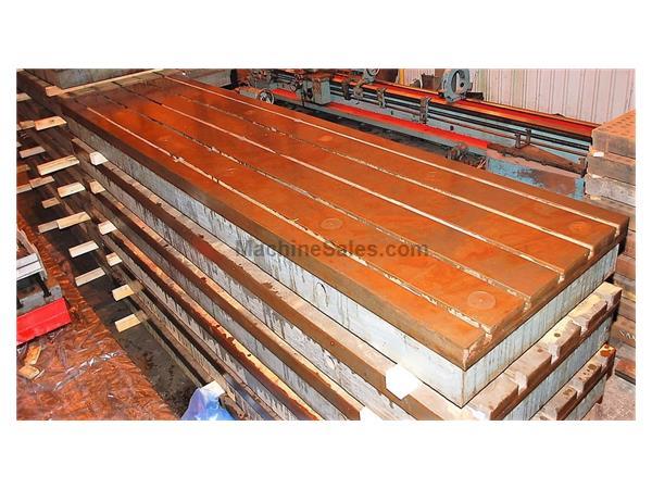 49.5 x 196&quot; T-Slotted Cast Iron Floor Plate