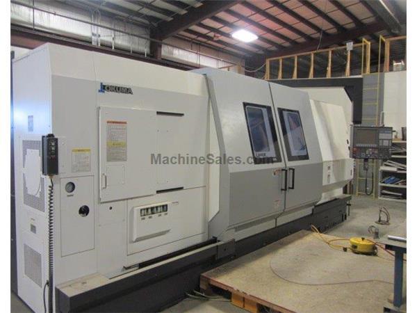 OKUMA-LB-45IIIC/2000,10.1/4"BORE-DUAL-CHUCKS,86"CC,OSP-P300L,ONLY OKUMA-LB-45IIIC/2000,10.1/4"BORE-DUAL-CHUCKS,86"CC,OSP-P300L,ONLY