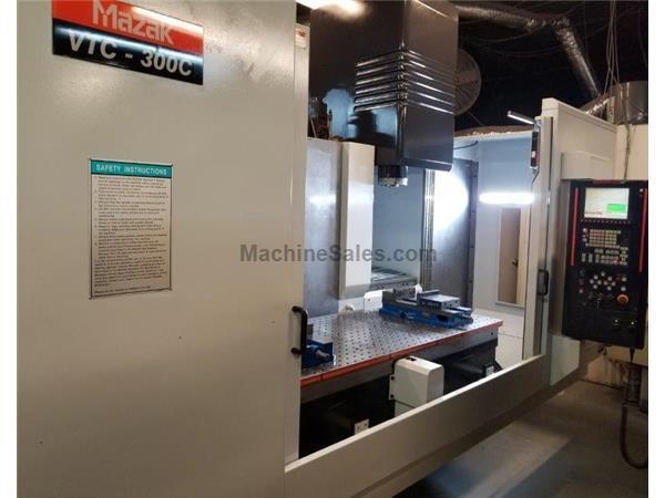 MAZAK-VTC-300C,65.35"X,30"Y,26"Z,CAT-40,12,000-RPM,24-ATC,TS MAZAK-VTC-300C,65.35"X,30"Y,26"Z,CAT-40,12,000-RPM,24-ATC,TS