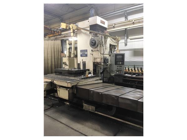 4" DeVlieg CNC Jig Mill Model 4R80 Fanuc 11M CNC Controls Year 1982 4" DeVlieg CNC Jig Mill Model 4R80 Fanuc 11M CNC Controls Year 1982