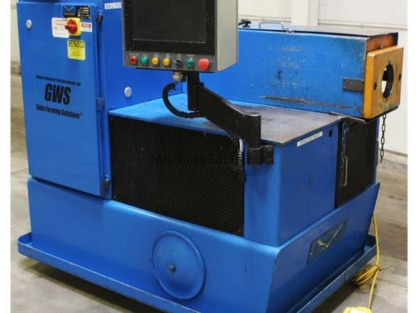 1-1/2" - 3" Cap, Aristo AES-150 CNC I/O Tube Sizer, Indra-View 40 Controller,'04 1-1/2" - 3" Cap, Aristo AES-150 CNC I/O Tube Sizer, Indra-View 40 Controller,'04