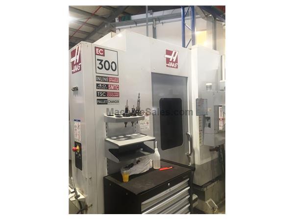 12"X12" HAAS EC-300 CNC 4-AXIS HORIZONTAL MACHINING CENTER 12"X12" HAAS EC-300 CNC 4-AXIS HORIZONTAL MACHINING CENTER