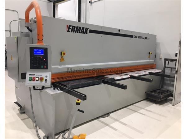 2012 Ermak Hydraulic Shear, 13' x 1/4" Capacity, CNC Back Gauges 2012 Ermak Hydraulic Shear, 13' x 1/4" Capacity, CNC Back Gauges