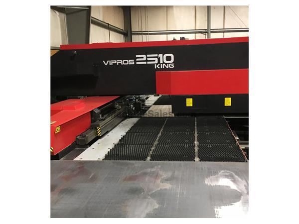 22 Ton Amada Vipros 2510 King turret punch Fanuc 18P control, 2000 22 Ton Amada Vipros 2510 King turret punch Fanuc 18P control, 2000