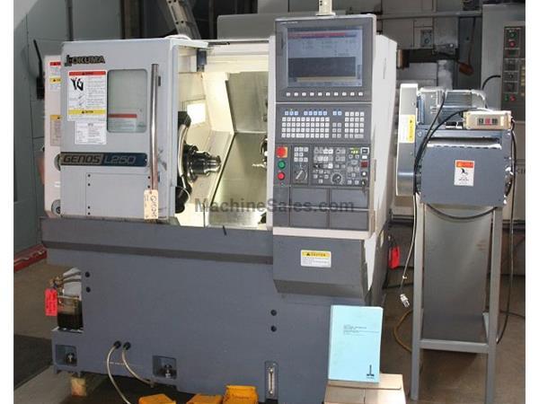 OKUMA GENOS L250 CNC TURNING CENTER, Model ML250, New 2012, S/N D2191 OKUMA GENOS L250 CNC TURNING CENTER, Model ML250, New 2012, S/N D2191