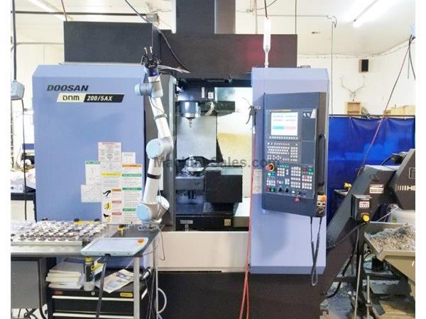 DOOSAN DNM 200/5AX, 2015, 5-AXIS, LIKE-NEW, 511 HOURS DOOSAN DNM 200/5AX, 2015, 5-AXIS, LIKE-NEW, 511 HOURS