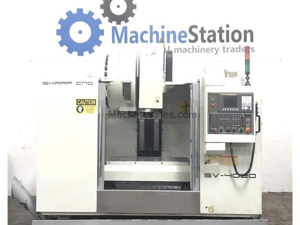 SHARP SV-4020 VERTICAL MACHINING CENTER SHARP SV-4020 VERTICAL MACHINING CENTER