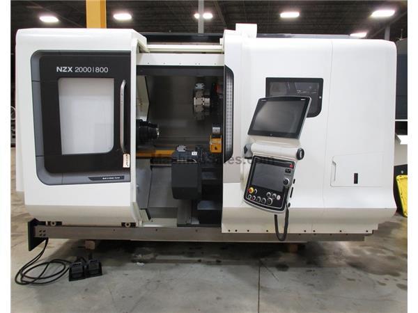 DMG MORI NZX-2000|800SY2 TWIN SPINDLE, TWIN TURRET CNC TURNING CENTER, 2.5” DMG MORI NZX-2000|800SY2 TWIN SPINDLE, TWIN TURRET CNC TURNING CENTER, 2.5”