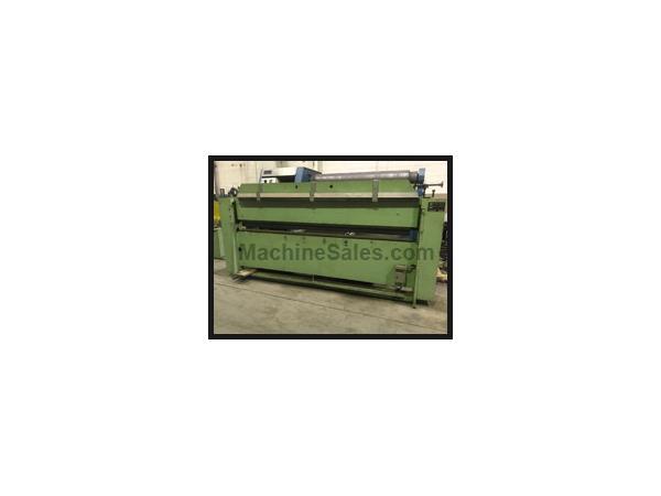 Rotodie Hyd Press Brake, 120” x 16ga., Model 11, 1981, Stock No. 10394 Rotodie Hyd Press Brake, 120” x 16ga., Model 11, 1981, Stock No. 10394
