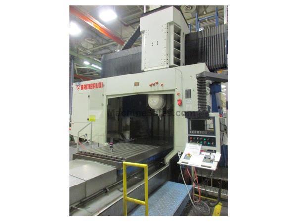 Rambaudi 5 Axis Bridge Mill, Model MG220, with Siemens 840D CNC Control