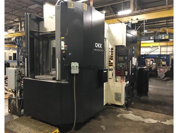 OKK Model HM600, CNC Horizontal Machining Center, with Fanuc Series 160ISMB OKK Model HM600, CNC Horizontal Machining Center, with Fanuc Series 160ISMB