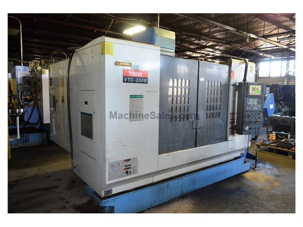 2002 Mazak Model VTC-200B, 3-Axis CNC Vertical Machining Center 2002 Mazak Model VTC-200B, 3-Axis CNC Vertical Machining Center